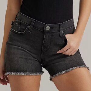 Rock & Republic Black Jean Shorts Size 4